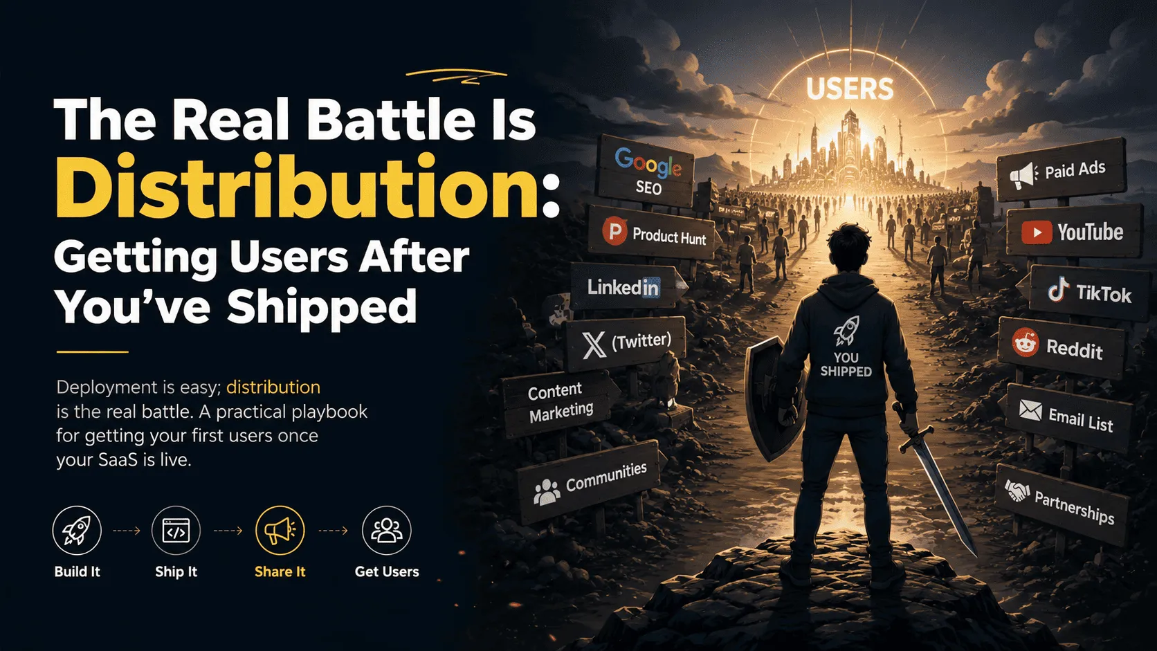 SaaS Distribution: How to Get Users After You've Shipped